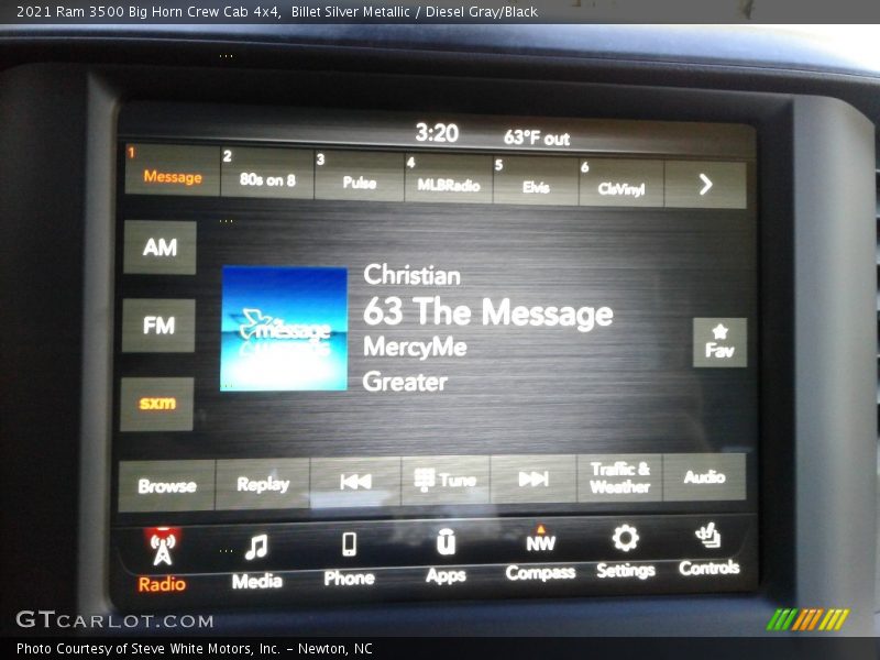 Billet Silver Metallic / Diesel Gray/Black 2021 Ram 3500 Big Horn Crew Cab 4x4