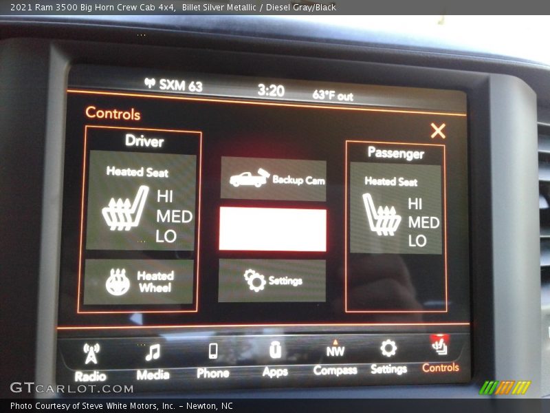 Billet Silver Metallic / Diesel Gray/Black 2021 Ram 3500 Big Horn Crew Cab 4x4