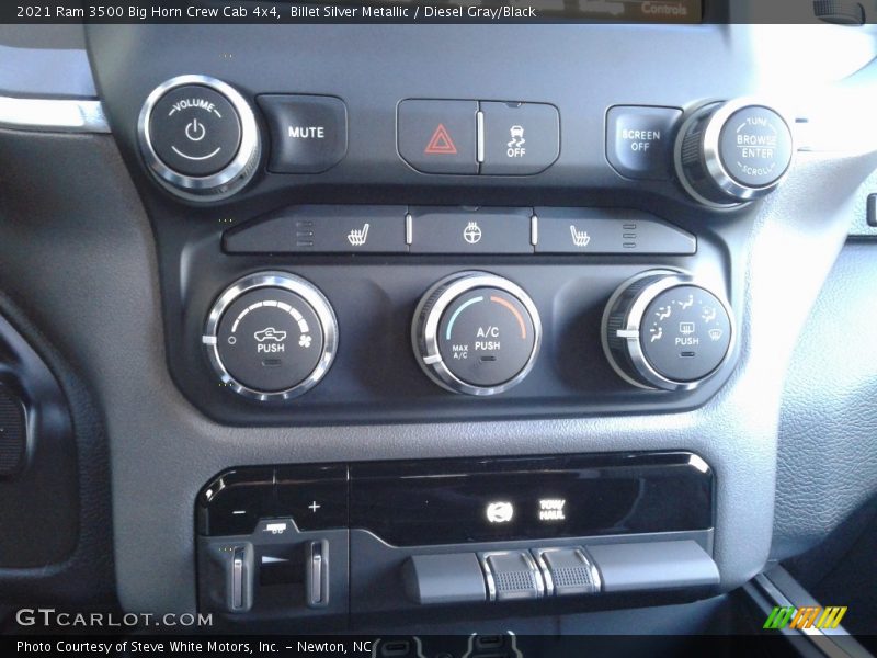 Billet Silver Metallic / Diesel Gray/Black 2021 Ram 3500 Big Horn Crew Cab 4x4