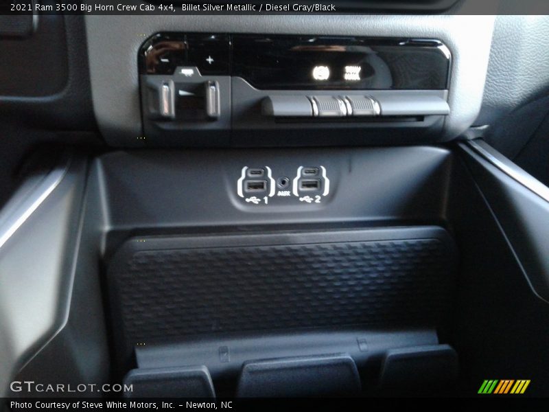 Billet Silver Metallic / Diesel Gray/Black 2021 Ram 3500 Big Horn Crew Cab 4x4