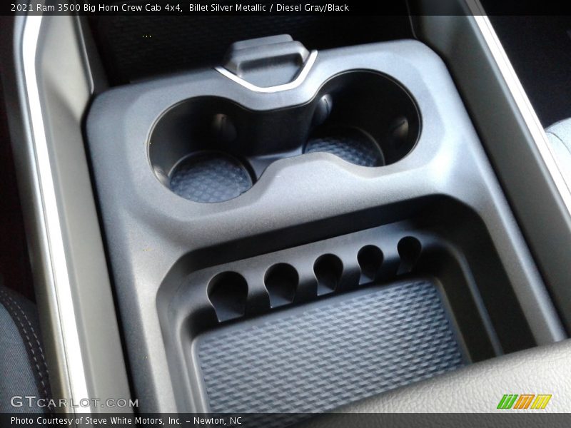 Billet Silver Metallic / Diesel Gray/Black 2021 Ram 3500 Big Horn Crew Cab 4x4