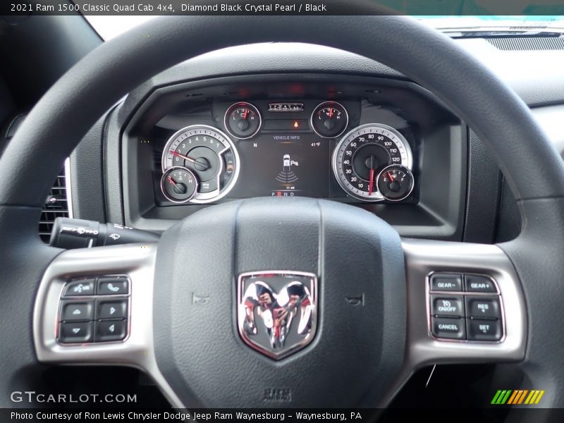 Diamond Black Crystal Pearl / Black 2021 Ram 1500 Classic Quad Cab 4x4