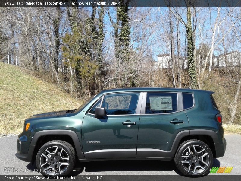  2021 Renegade Jeepster 4x4 TechnoGreen Metallic