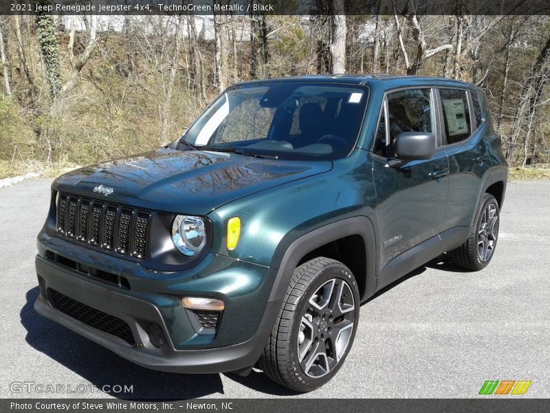 TechnoGreen Metallic / Black 2021 Jeep Renegade Jeepster 4x4