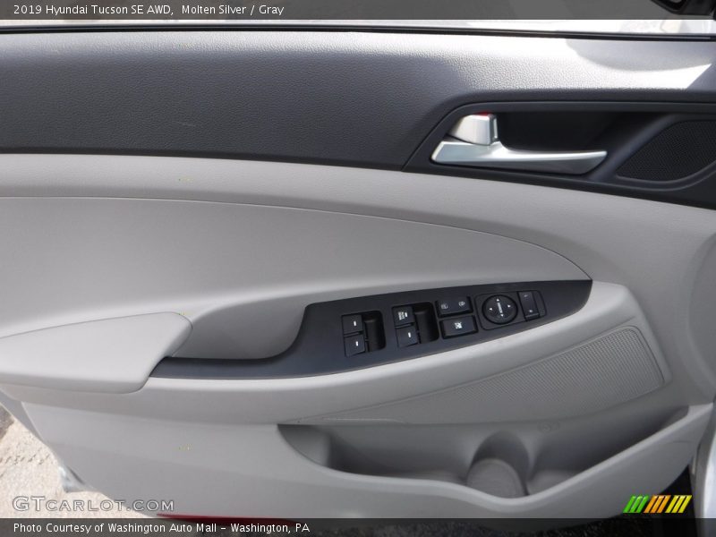 Molten Silver / Gray 2019 Hyundai Tucson SE AWD