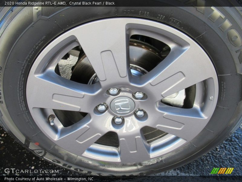Crystal Black Pearl / Black 2020 Honda Ridgeline RTL-E AWD