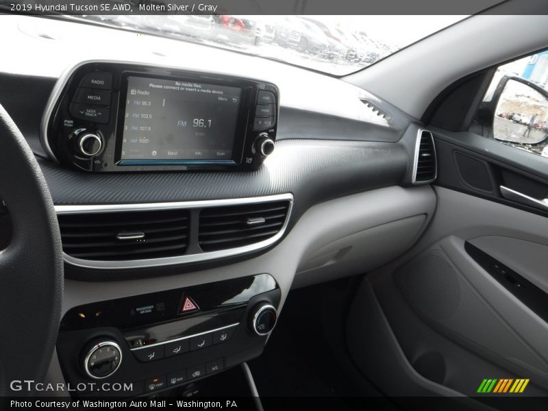 Molten Silver / Gray 2019 Hyundai Tucson SE AWD
