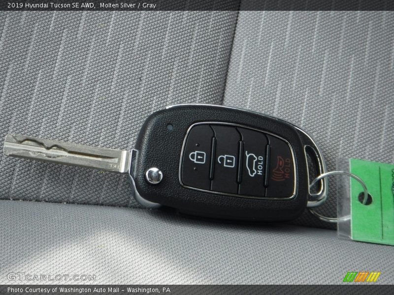 Molten Silver / Gray 2019 Hyundai Tucson SE AWD