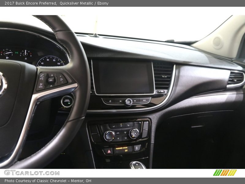 Quicksilver Metallic / Ebony 2017 Buick Encore Preferred