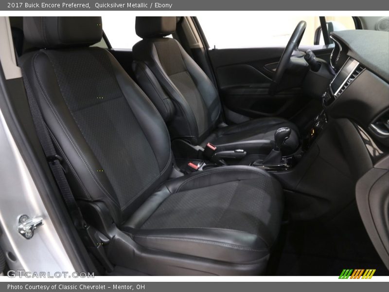 Quicksilver Metallic / Ebony 2017 Buick Encore Preferred