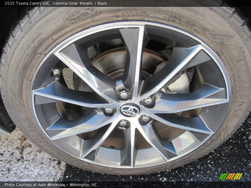 Celestial Silver Metallic / Black 2015 Toyota Camry XSE
