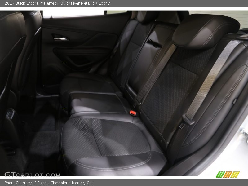 Quicksilver Metallic / Ebony 2017 Buick Encore Preferred