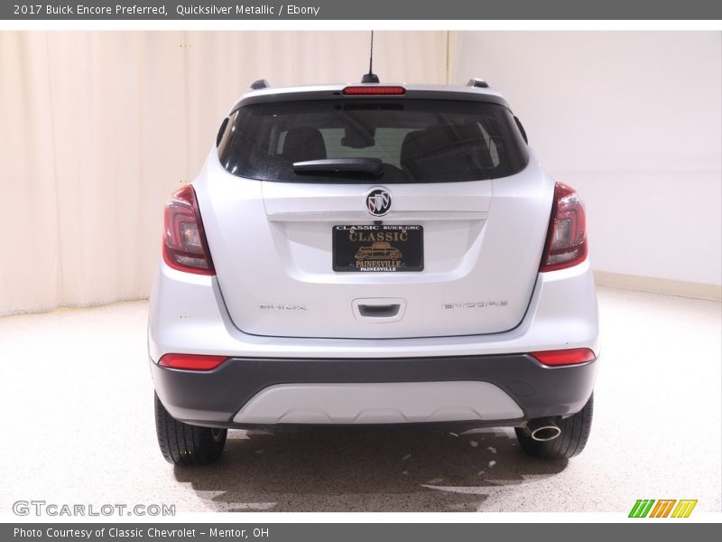 Quicksilver Metallic / Ebony 2017 Buick Encore Preferred