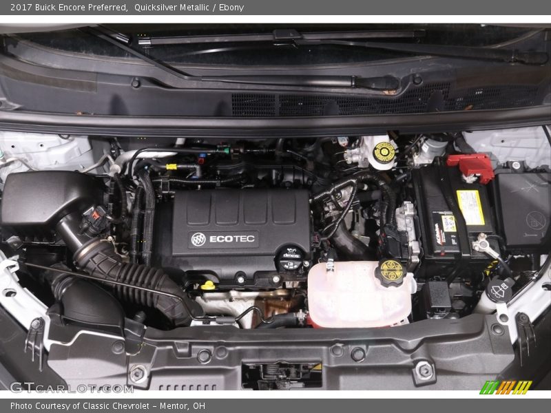 Quicksilver Metallic / Ebony 2017 Buick Encore Preferred