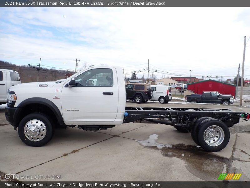 2021 5500 Tradesman Regular Cab 4x4 Chassis Bright White