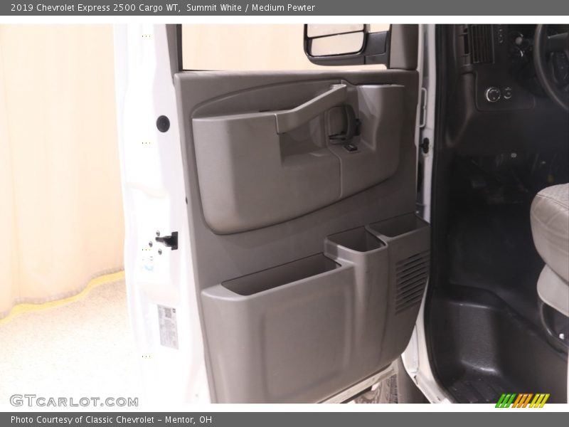 Summit White / Medium Pewter 2019 Chevrolet Express 2500 Cargo WT