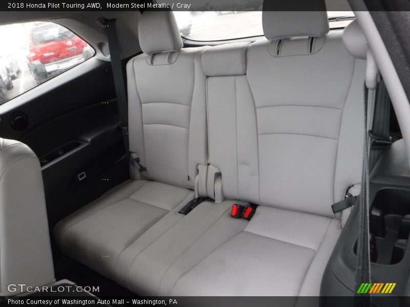 Modern Steel Metallic / Gray 2018 Honda Pilot Touring AWD