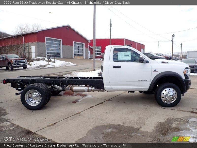  2021 5500 Tradesman Regular Cab 4x4 Chassis Bright White