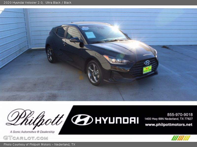 Ultra Black / Black 2020 Hyundai Veloster 2.0