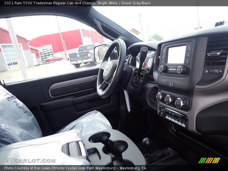 Bright White / Diesel Gray/Black 2021 Ram 5500 Tradesman Regular Cab 4x4 Chassis