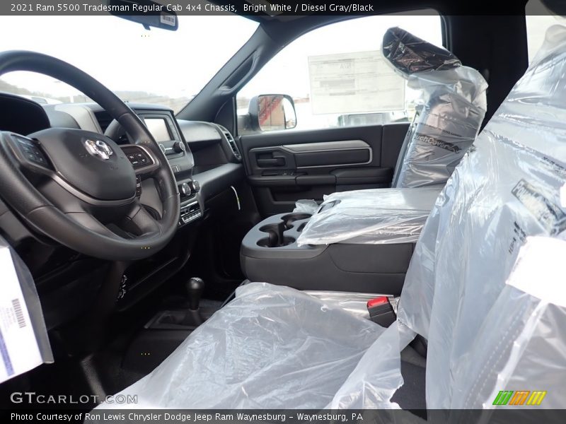 Bright White / Diesel Gray/Black 2021 Ram 5500 Tradesman Regular Cab 4x4 Chassis