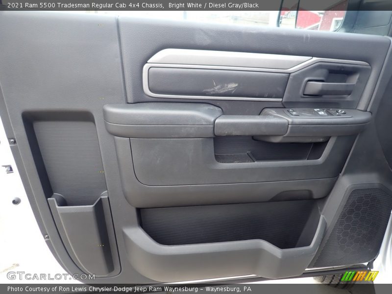 Bright White / Diesel Gray/Black 2021 Ram 5500 Tradesman Regular Cab 4x4 Chassis