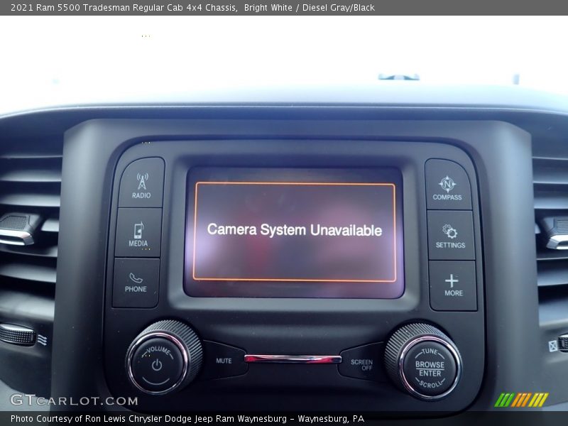 Bright White / Diesel Gray/Black 2021 Ram 5500 Tradesman Regular Cab 4x4 Chassis