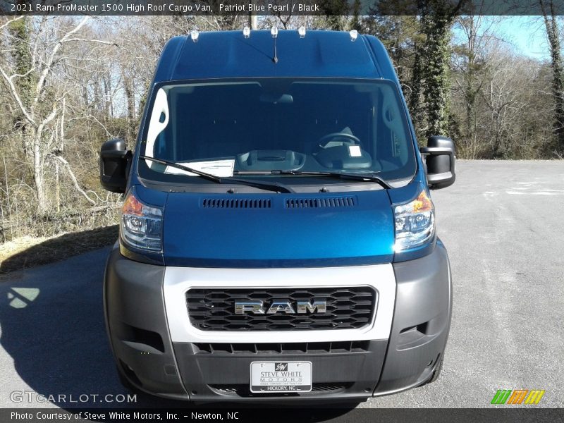 Patriot Blue Pearl / Black 2021 Ram ProMaster 1500 High Roof Cargo Van