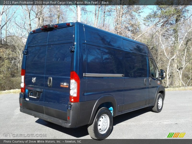 Patriot Blue Pearl / Black 2021 Ram ProMaster 1500 High Roof Cargo Van