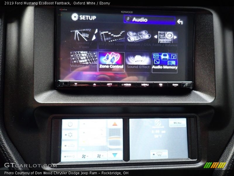 Oxford White / Ebony 2019 Ford Mustang EcoBoost Fastback