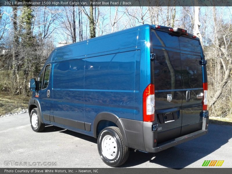 Patriot Blue Pearl / Black 2021 Ram ProMaster 1500 High Roof Cargo Van