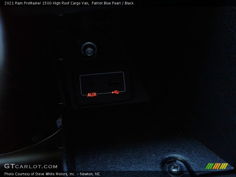 Patriot Blue Pearl / Black 2021 Ram ProMaster 1500 High Roof Cargo Van