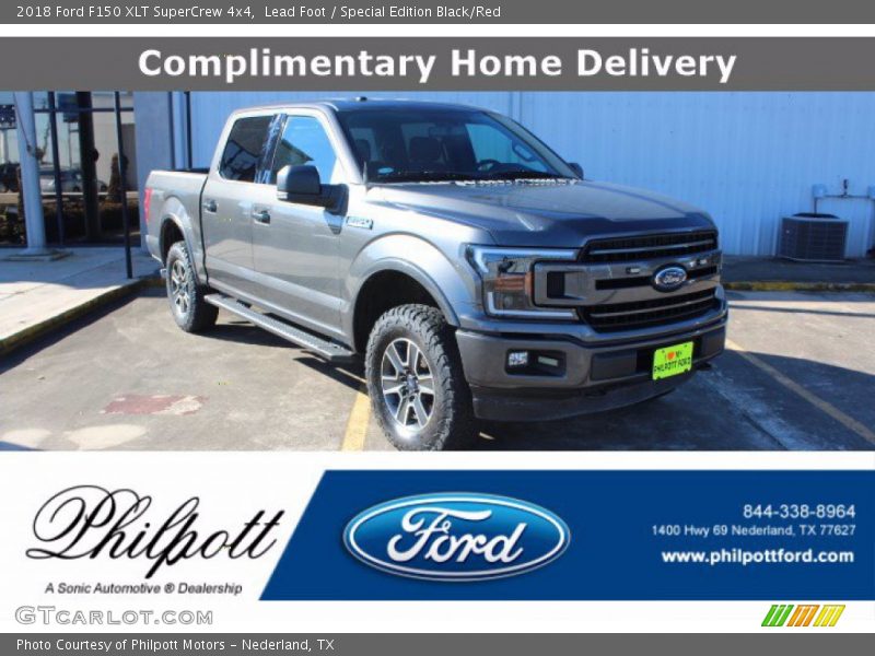 Lead Foot / Special Edition Black/Red 2018 Ford F150 XLT SuperCrew 4x4