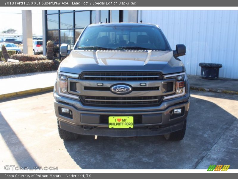 Lead Foot / Special Edition Black/Red 2018 Ford F150 XLT SuperCrew 4x4
