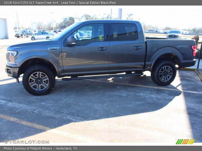 Lead Foot / Special Edition Black/Red 2018 Ford F150 XLT SuperCrew 4x4