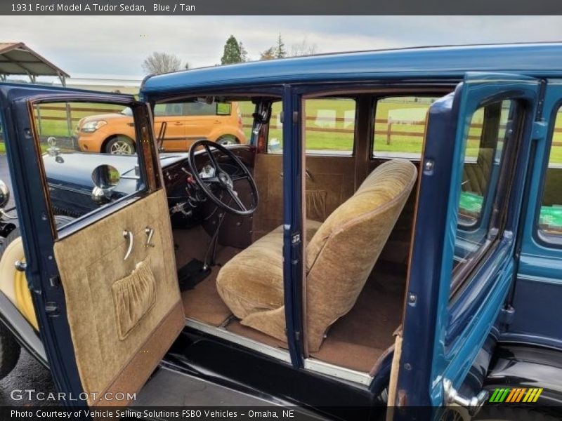 Blue / Tan 1931 Ford Model A Tudor Sedan