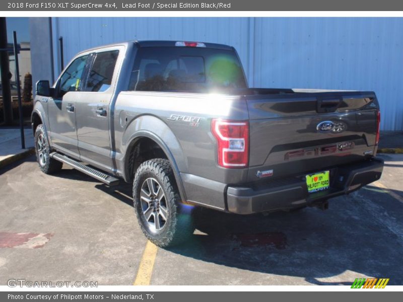 Lead Foot / Special Edition Black/Red 2018 Ford F150 XLT SuperCrew 4x4