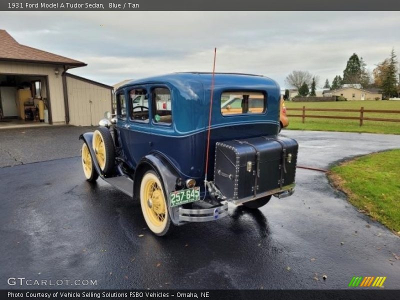Blue / Tan 1931 Ford Model A Tudor Sedan