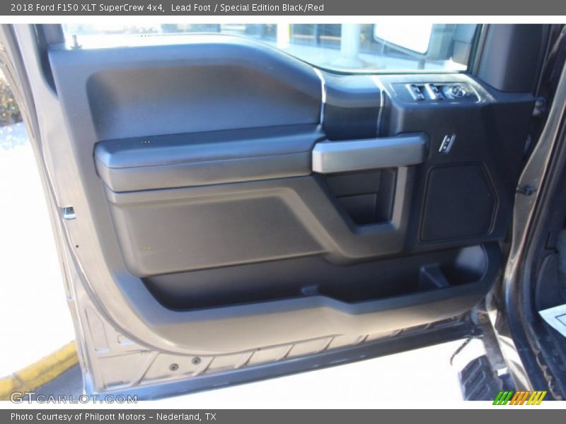 Lead Foot / Special Edition Black/Red 2018 Ford F150 XLT SuperCrew 4x4