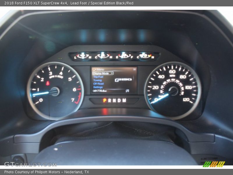 Lead Foot / Special Edition Black/Red 2018 Ford F150 XLT SuperCrew 4x4
