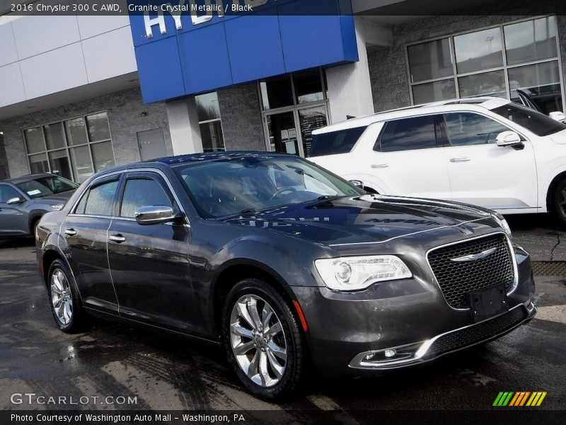 Granite Crystal Metallic / Black 2016 Chrysler 300 C AWD
