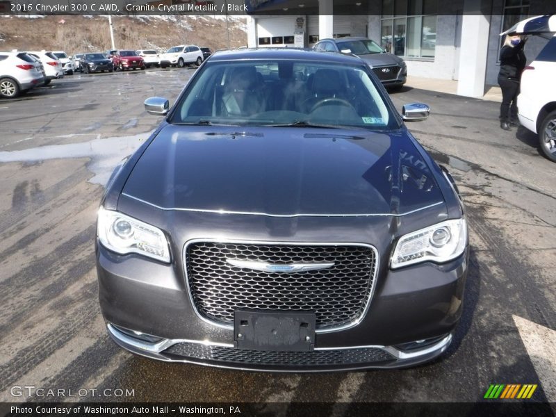 Granite Crystal Metallic / Black 2016 Chrysler 300 C AWD