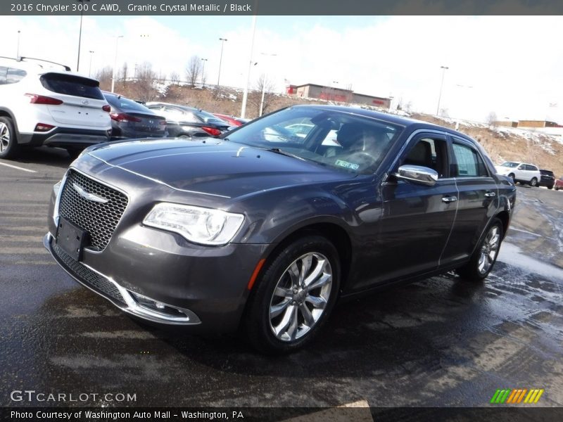Granite Crystal Metallic / Black 2016 Chrysler 300 C AWD