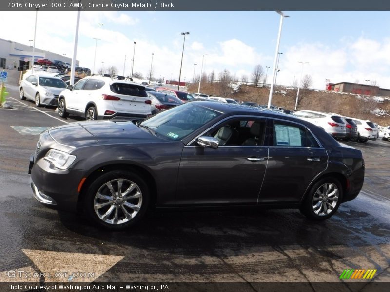 Granite Crystal Metallic / Black 2016 Chrysler 300 C AWD