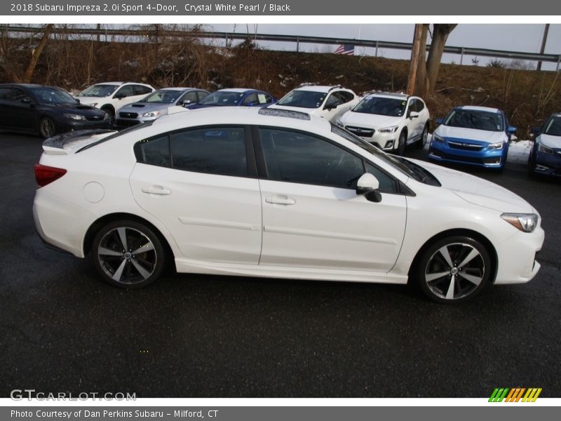 Crystal White Pearl / Black 2018 Subaru Impreza 2.0i Sport 4-Door