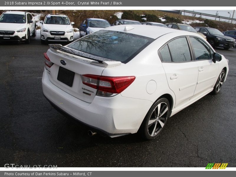 Crystal White Pearl / Black 2018 Subaru Impreza 2.0i Sport 4-Door