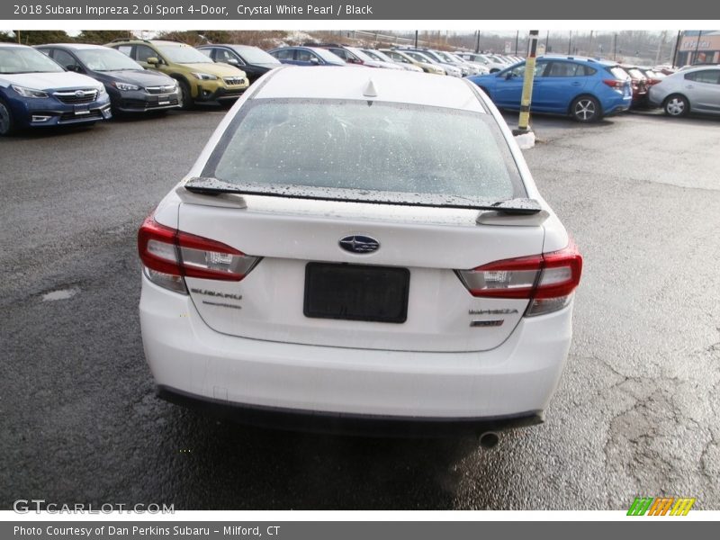 Crystal White Pearl / Black 2018 Subaru Impreza 2.0i Sport 4-Door
