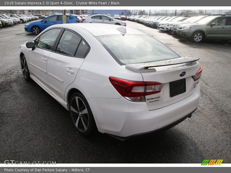 Crystal White Pearl / Black 2018 Subaru Impreza 2.0i Sport 4-Door