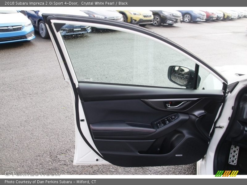 Crystal White Pearl / Black 2018 Subaru Impreza 2.0i Sport 4-Door