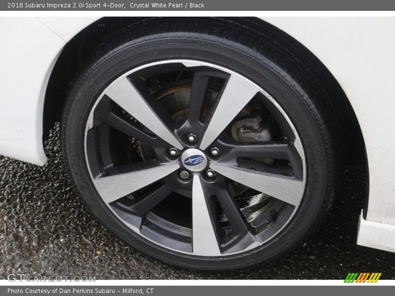 Crystal White Pearl / Black 2018 Subaru Impreza 2.0i Sport 4-Door